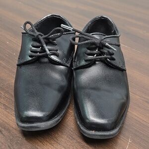 Joseph Abboud Size 10 Black Matte Dress Shoes